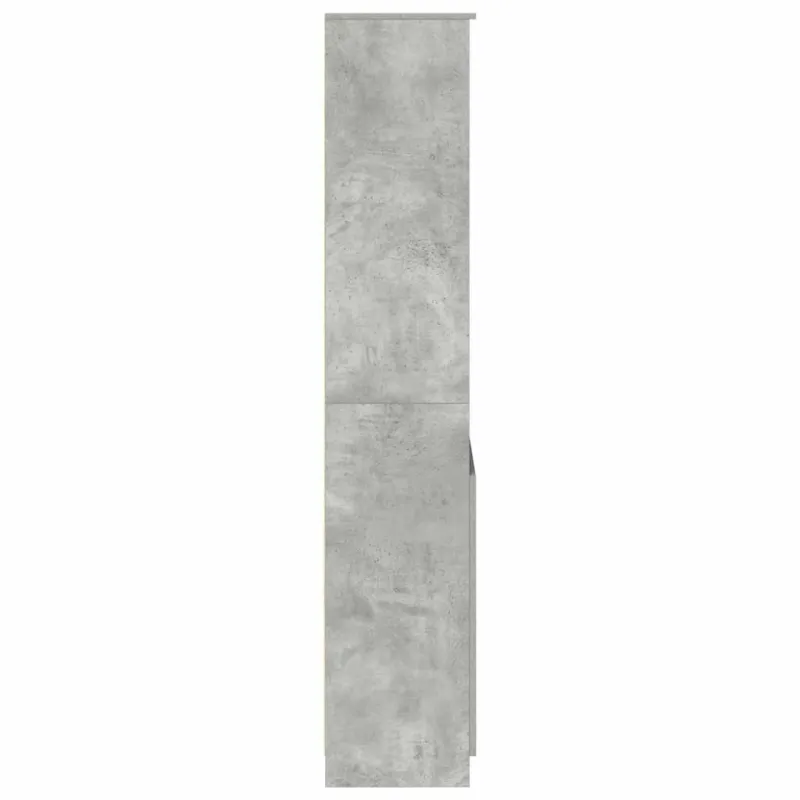 Komoda, betono pilkos spalvos, 70x35x180cm, apdirbta mediena