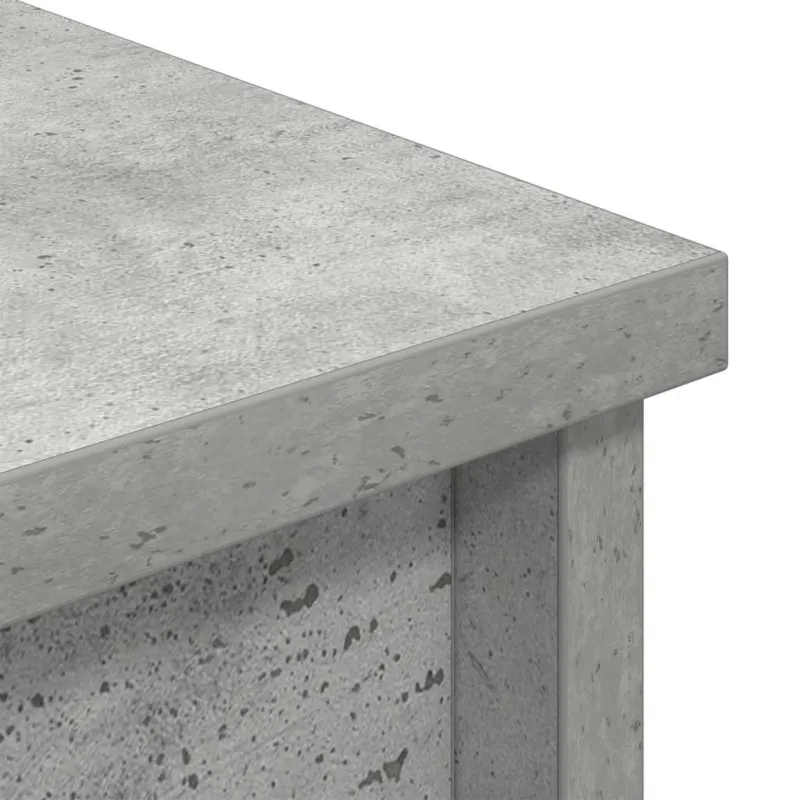 Komoda, betono pilkos spalvos, 70x35x180cm, apdirbta mediena