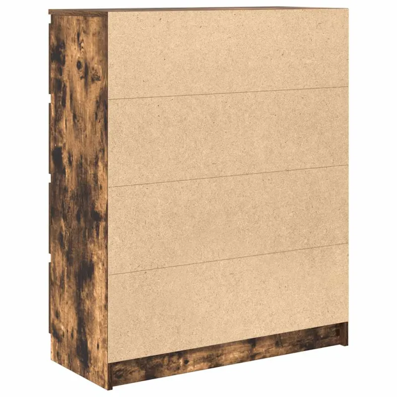 indauja rūkytas ąžuolas 80x35x99 cm inžinerinė mediena