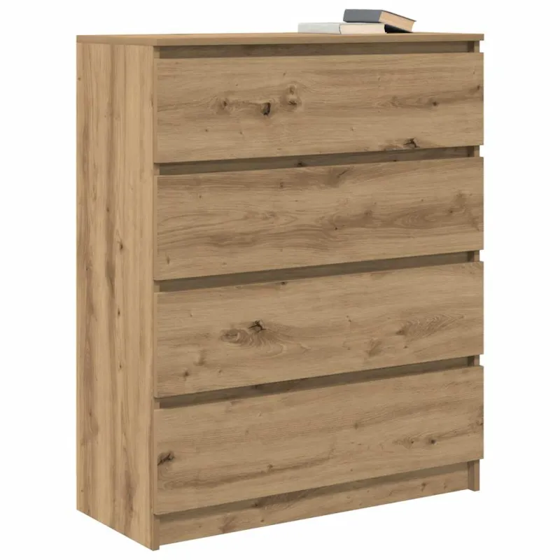 indauja Artisan ąžuolas 80x35x99 cm inžinerinė mediena