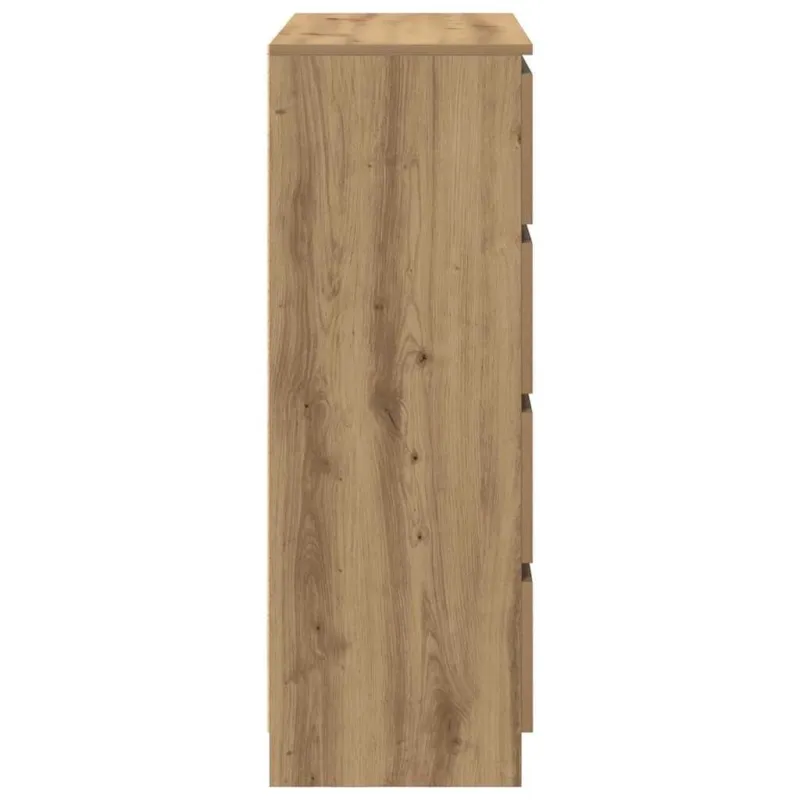 indauja Artisan ąžuolas 80x35x99 cm inžinerinė mediena