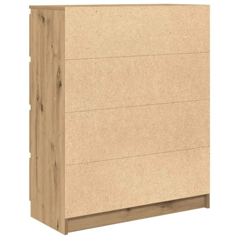indauja Artisan ąžuolas 80x35x99 cm inžinerinė mediena