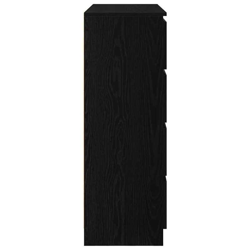 indauja juodas ąžuolas 100x35x99 cm apdirbta mediena