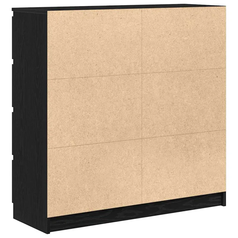 indauja juodas ąžuolas 100x35x99 cm apdirbta mediena
