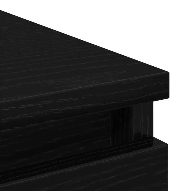 indauja juodas ąžuolas 100x35x99 cm apdirbta mediena