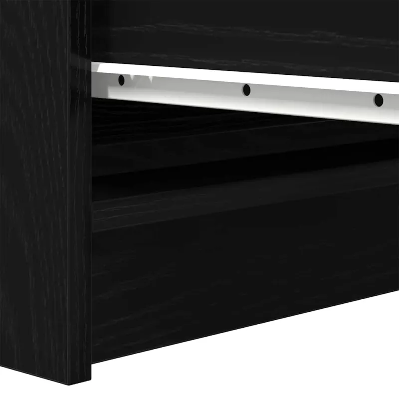 indauja juodas ąžuolas 100x35x99 cm apdirbta mediena