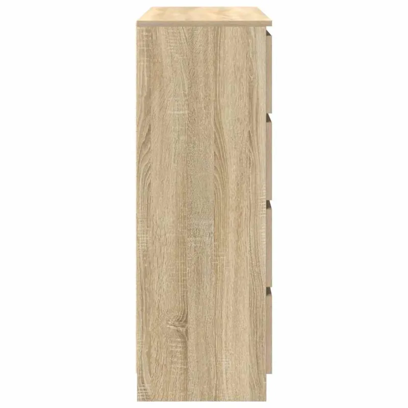 Šoninė spintelė, ąžuolo, 100x35x99 cm, apdirbta mediena