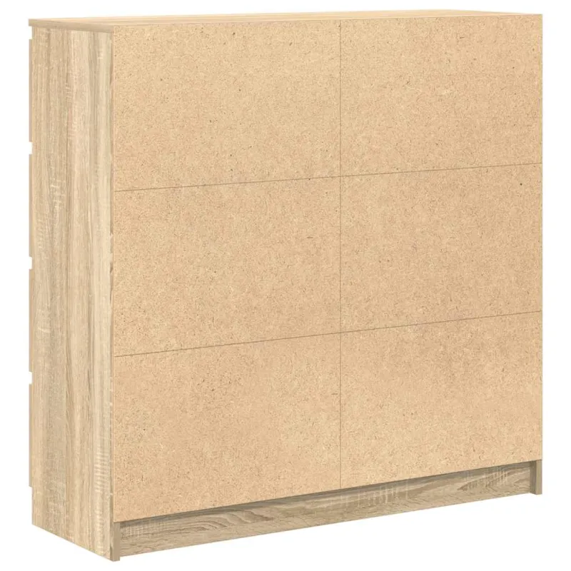 Šoninė spintelė, ąžuolo, 100x35x99 cm, apdirbta mediena