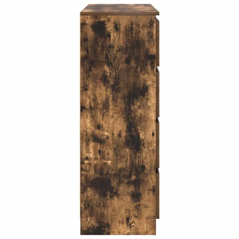 Šoninė spintelė, dūminio ąžuolo, 100x35x99 cm, apdirbta mediena