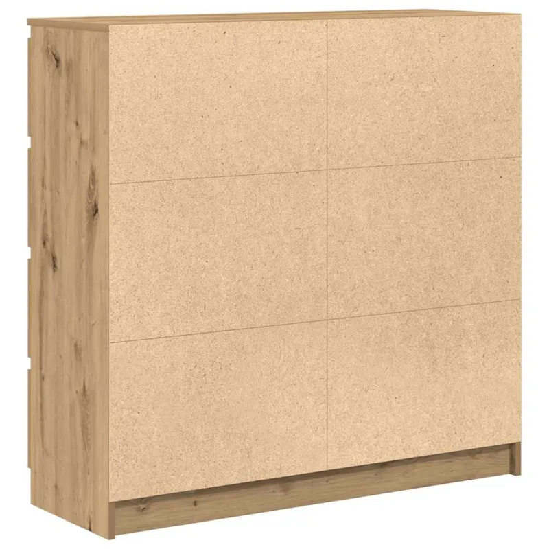 Šoninė spintelė, artisano ąžuolo, 100x35x99cm, apdirbta mediena