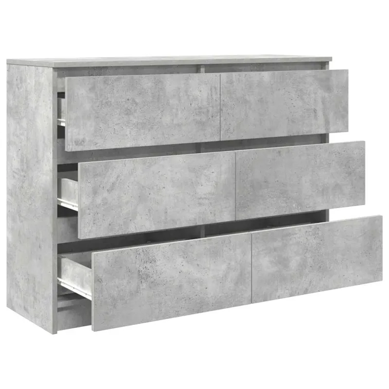 indauja Betonas Pilkas 100x35x76 cm Inžinierinė mediena