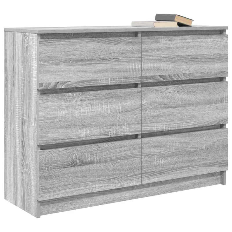 indauja Pilka Sonoma 100x35x76 cm Inžinierinė mediena