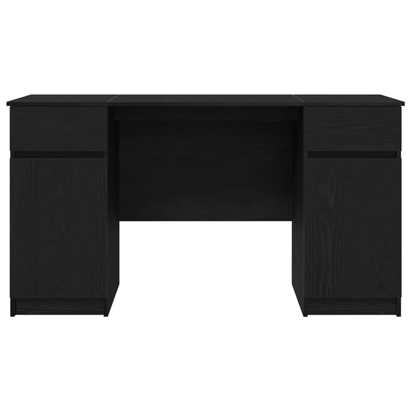 Stalas juoda ąžuolo 140 x 49 x 76 cm Apdirbta mediena