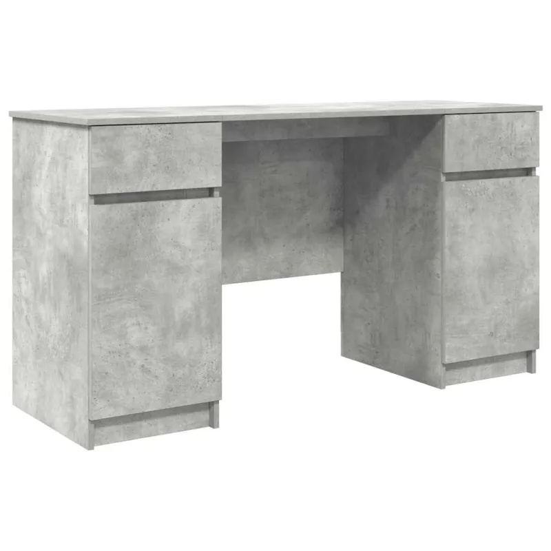 Stalas Betono pilka 140 x 49 x 76 cm Apdirbta mediena