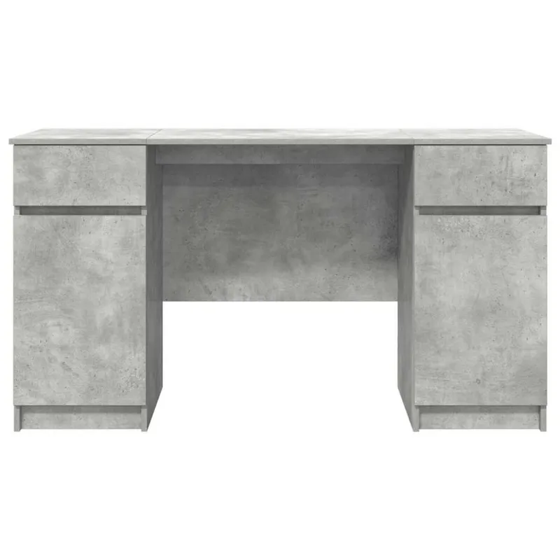 Stalas Betono pilka 140 x 49 x 76 cm Apdirbta mediena