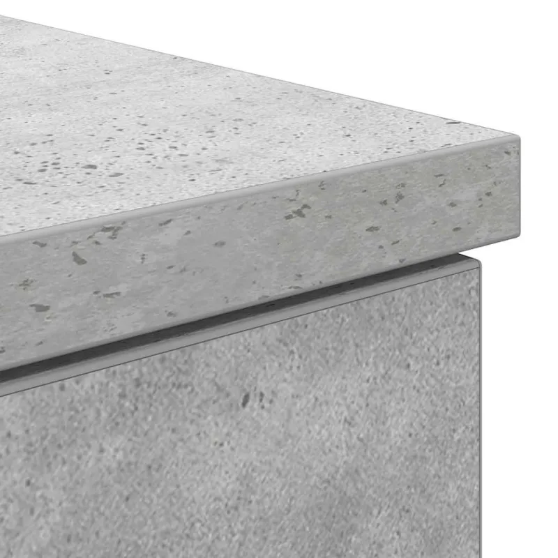 Stalas Betono pilka 140 x 49 x 76 cm Apdirbta mediena