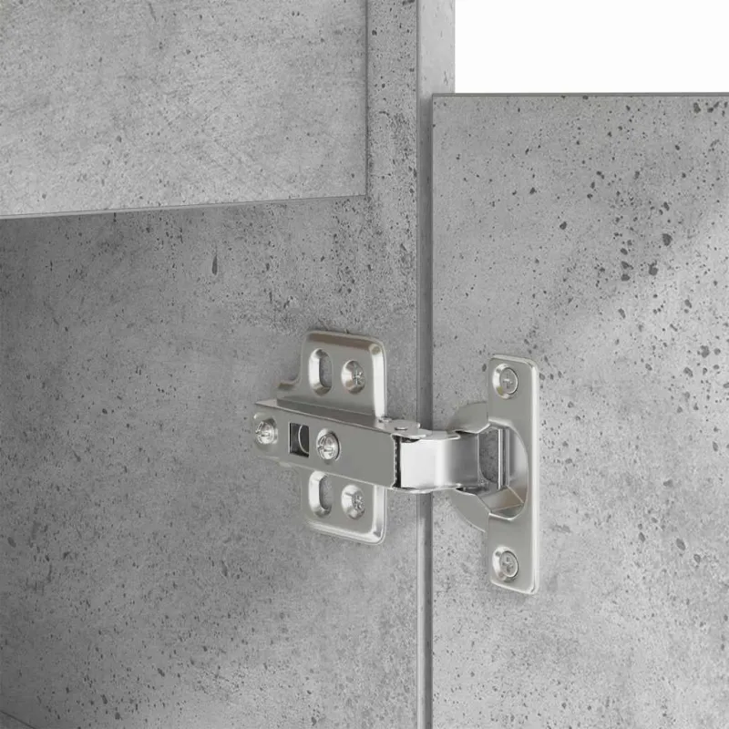 Stalas Betono pilka 140 x 49 x 76 cm Apdirbta mediena
