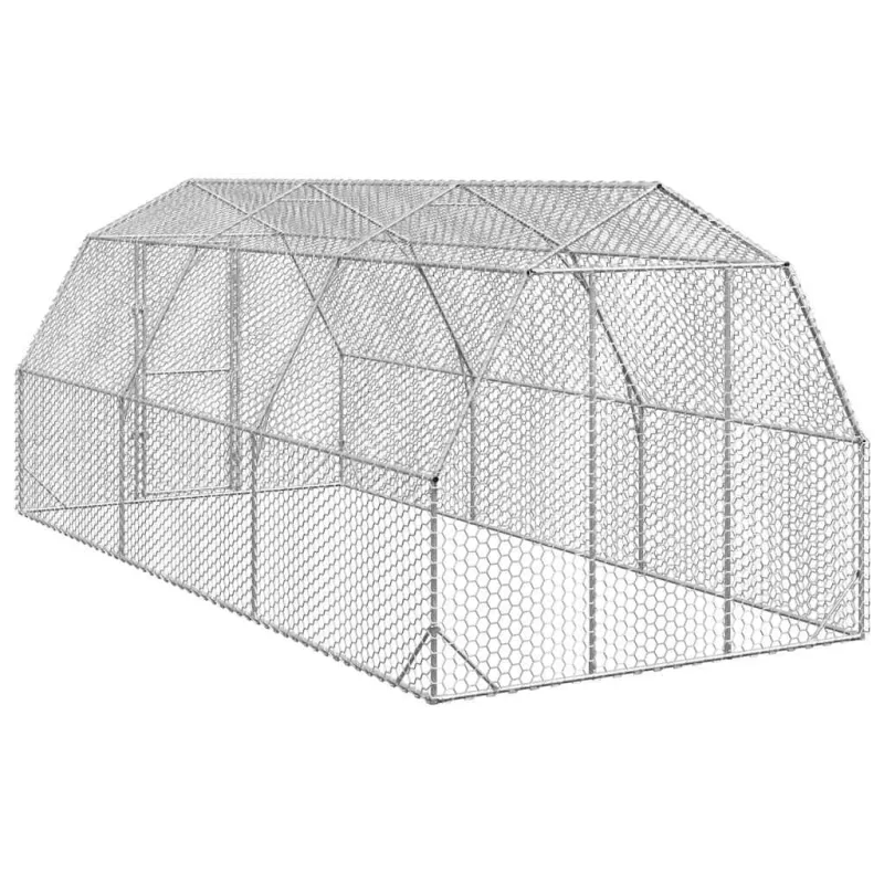 Chicken Run 2,5x6x2,25 m cinkuotas plienas