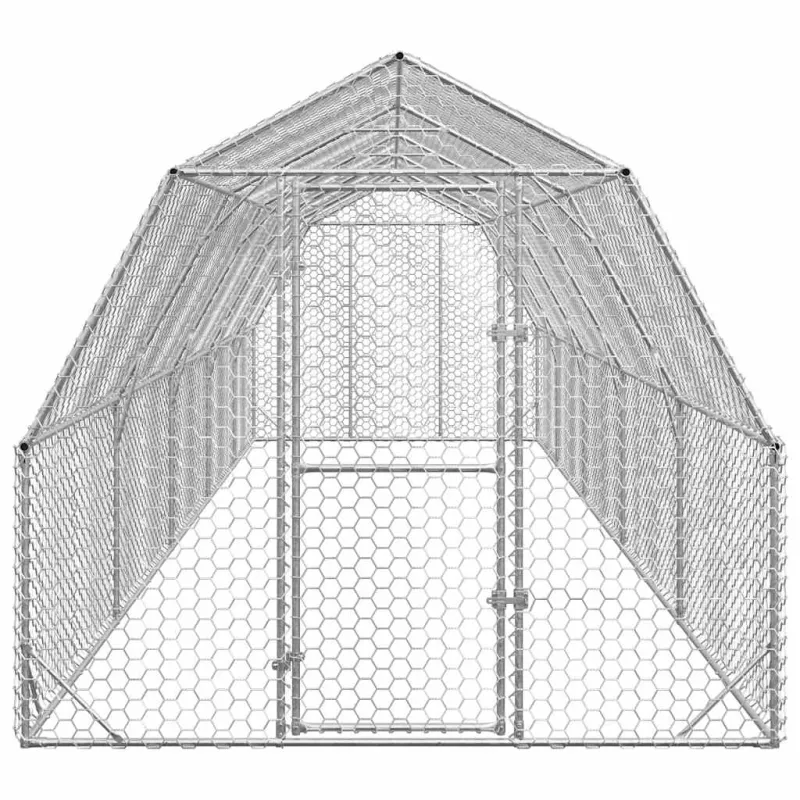 Chicken Run 2,5x10x2,25 m cinkuotas plienas