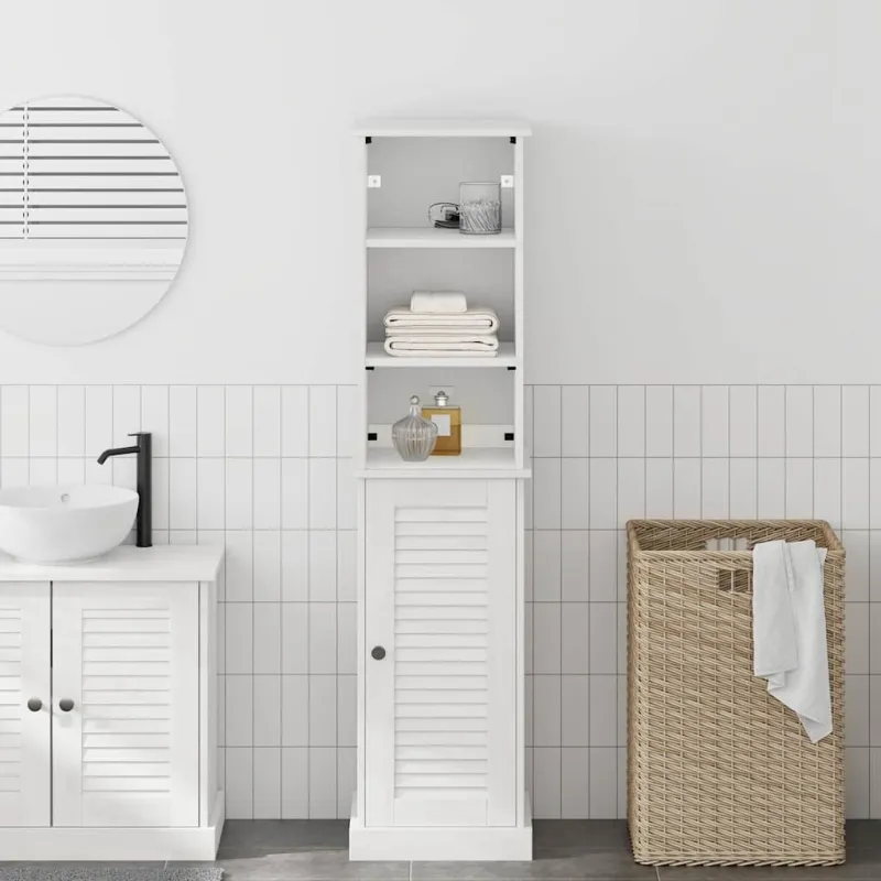 Vonios baldų rinkinys VIGO 2 pcs Balta ir senovinė balta