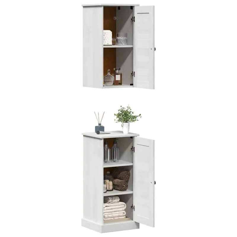 Vonios baldų rinkinys VIGO 2 pcs Balta ir senovinė balta
