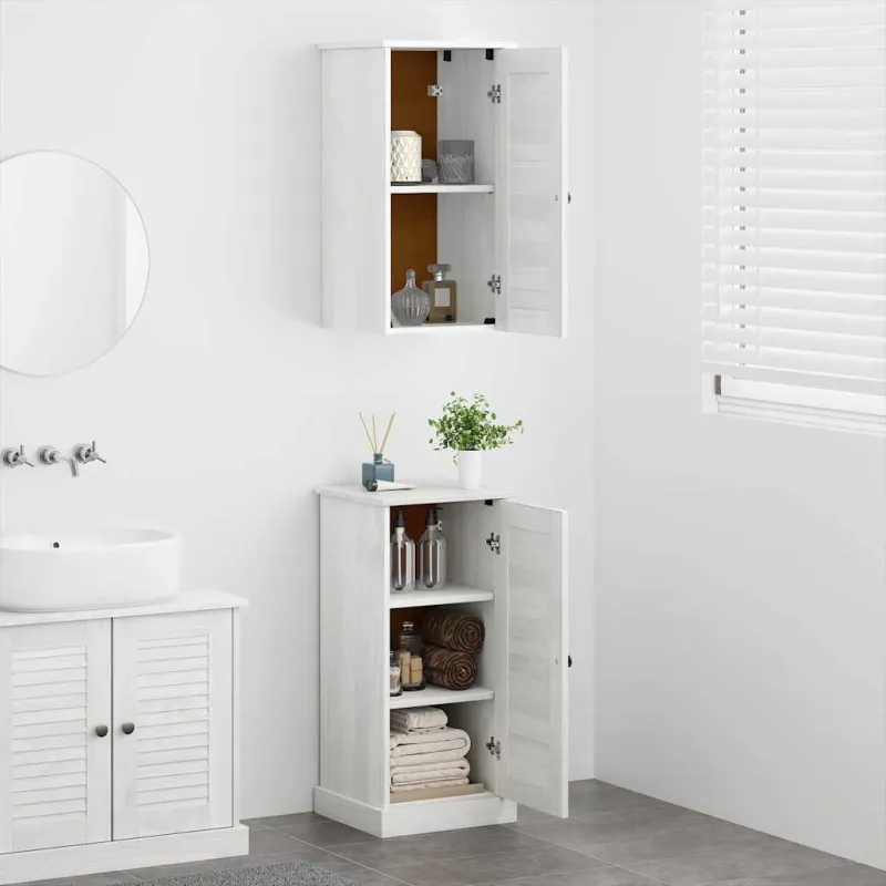 Vonios baldų rinkinys VIGO 2 pcs Balta ir senovinė balta