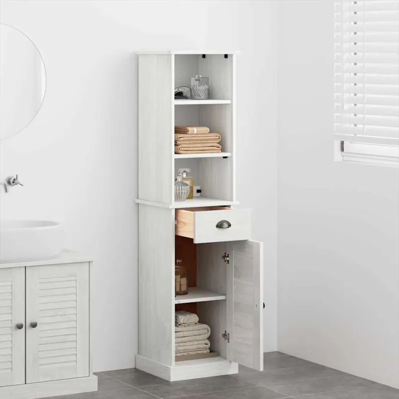 Vonios baldų rinkinys VIGO 2 pcs Balta ir senovinė balta