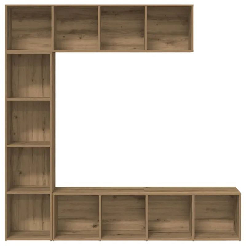 knygų spintelės 3 vnt Artisan Oak Engineered Wood