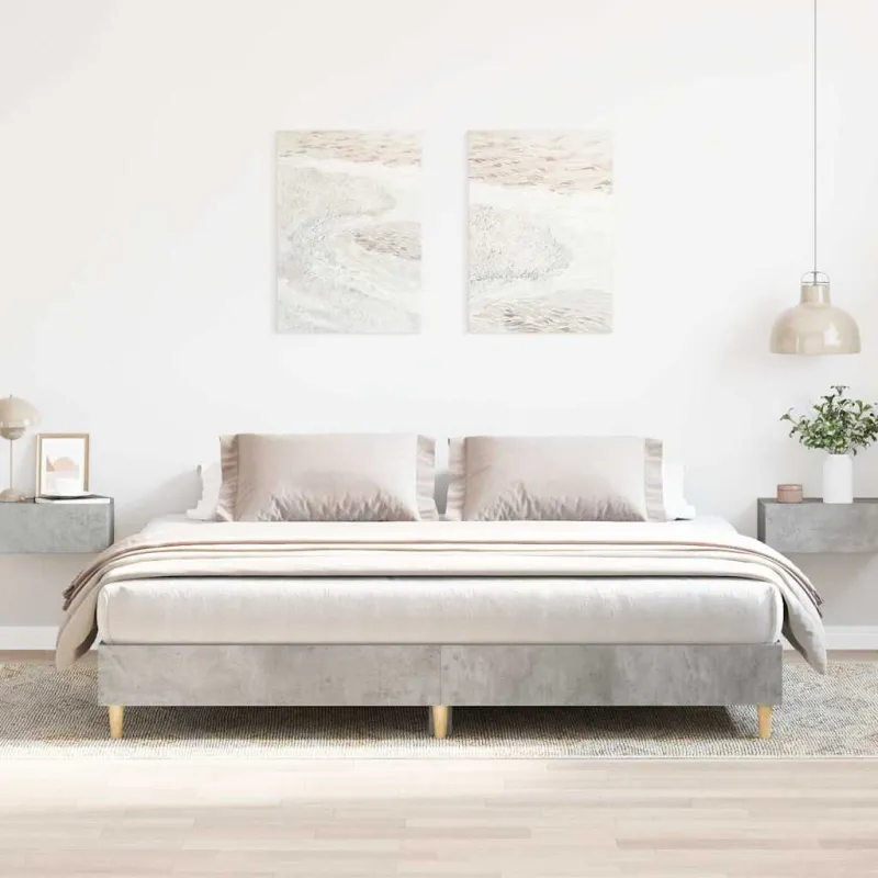 Lovos rėmas be čiužinio, 200x200 cm, apdirbta mediena