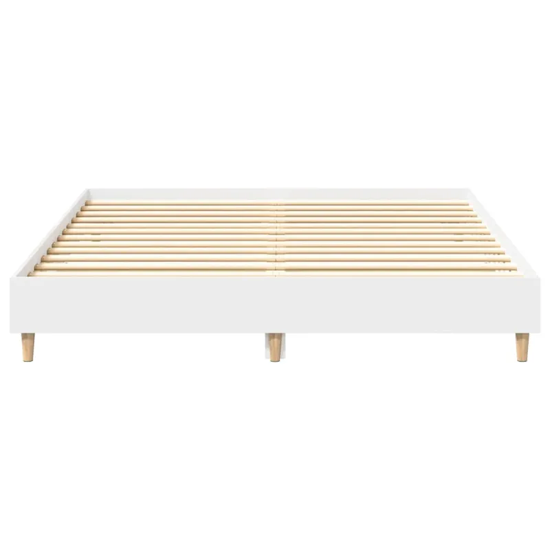 Lovos rėmas be čiužinio, baltos, 140x200 cm, apdirbta mediena