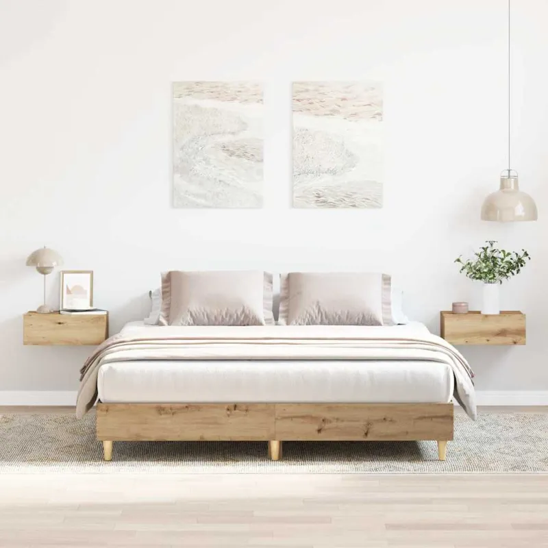 Lovos rėmas be čiužinio, artisano ąžuolo, 140x200 cm