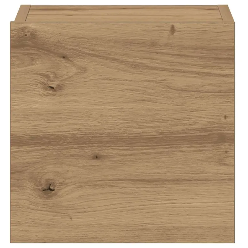 3 dalių sieninis televizoriaus spintelės komplektas Artisan Oak