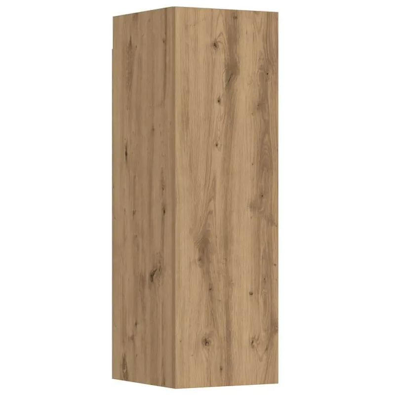 5 dalių sieninis televizoriaus spintelės komplektas Artisan Oak