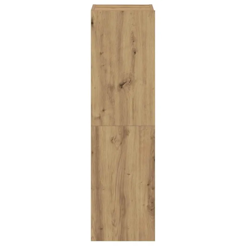 3 dalių sieninis televizoriaus spintelės komplektas Artisan Oak