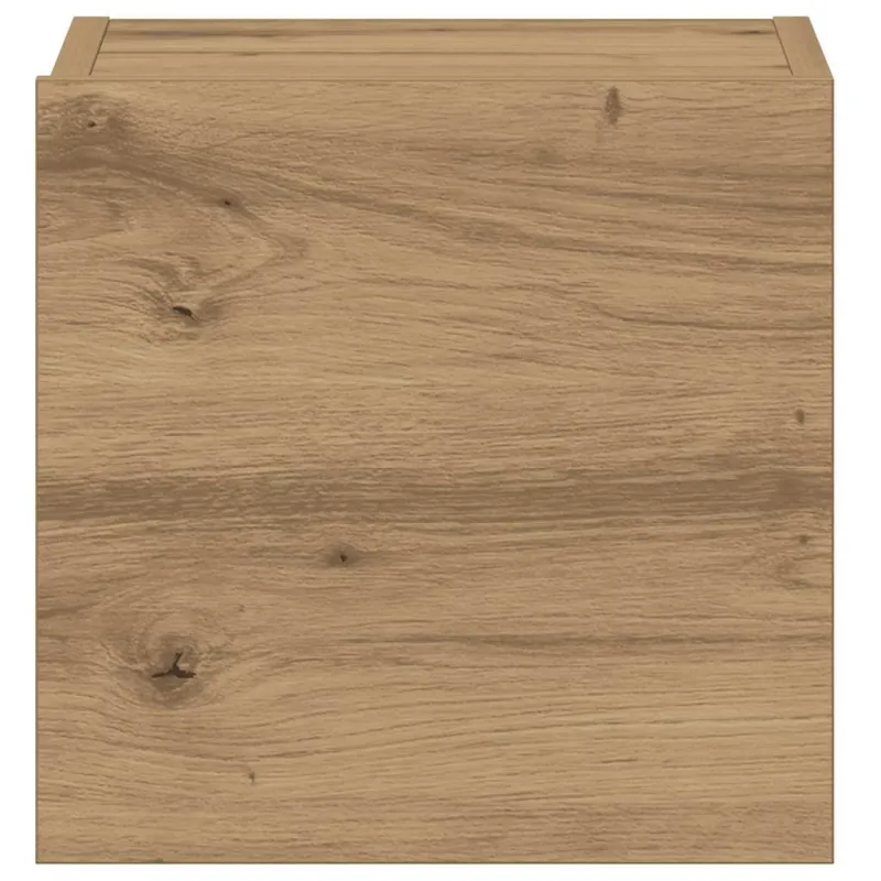 3 dalių sieninis televizoriaus spintelės komplektas Artisan Oak