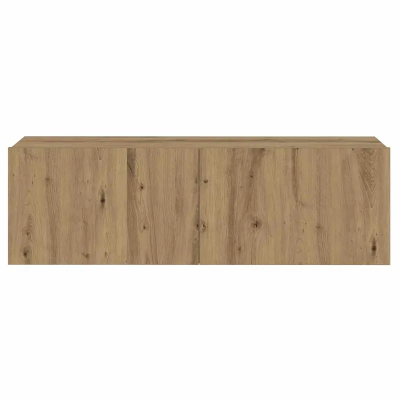 3 dalių sieninis televizoriaus spintelės komplektas Artisan Oak