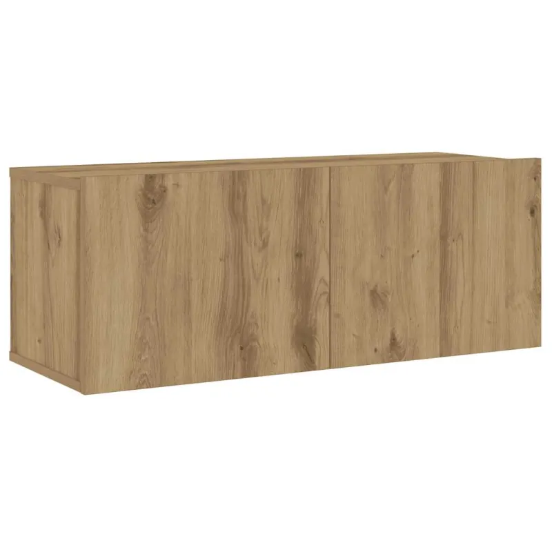 6 dalių sieninis televizoriaus spintelės komplektas Artisan Oak