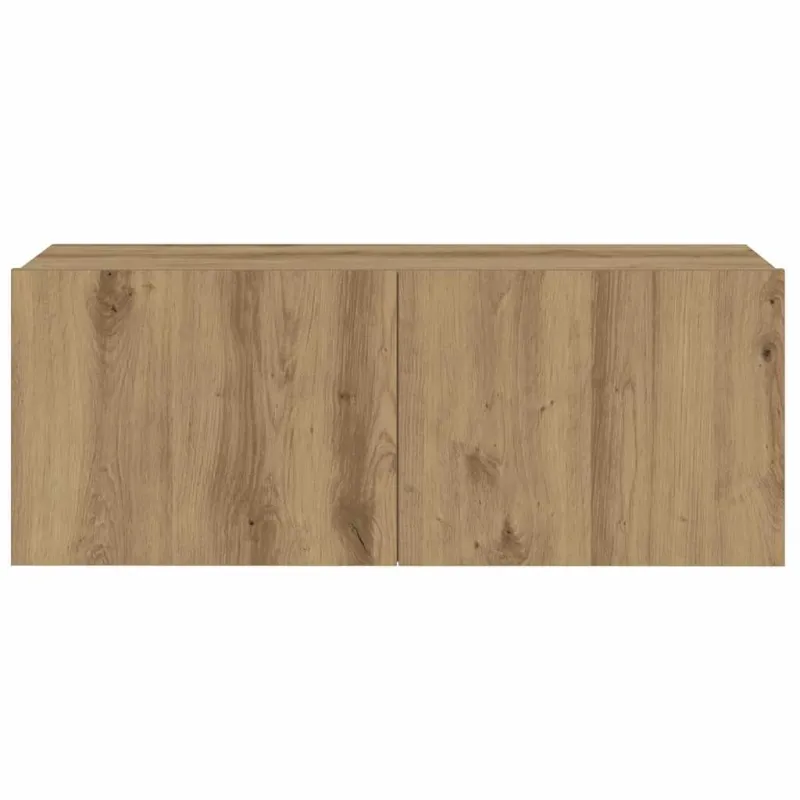 6 dalių sieninis televizoriaus spintelės komplektas Artisan Oak