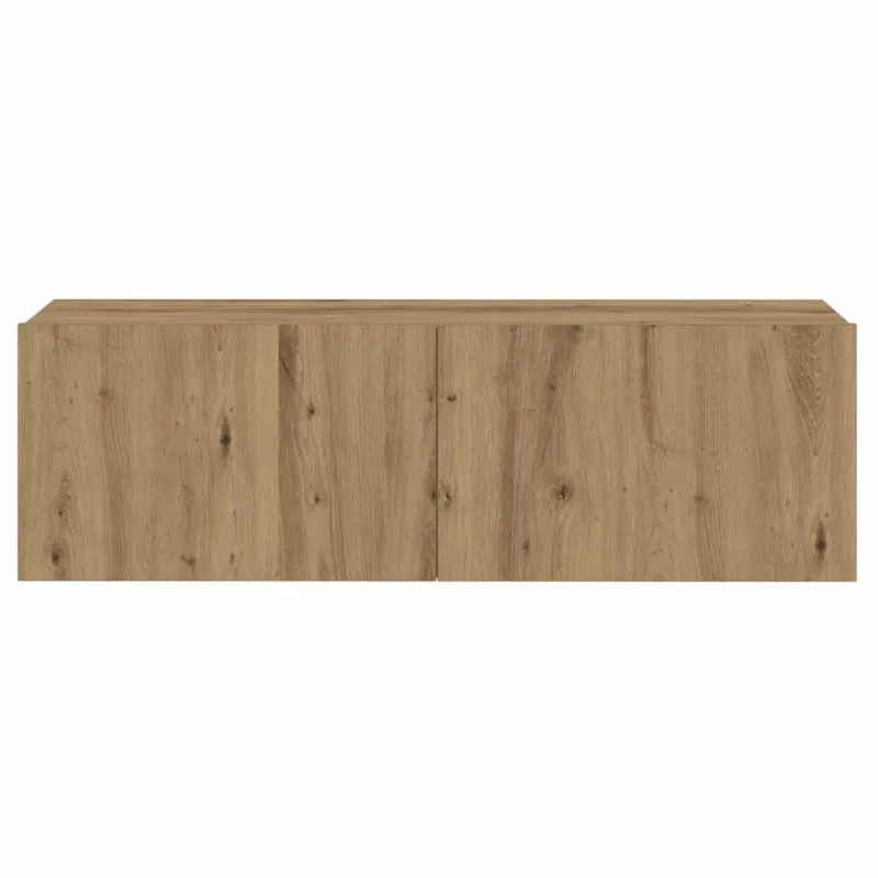 3 dalių sieninis televizoriaus spintelės komplektas Artisan Oak
