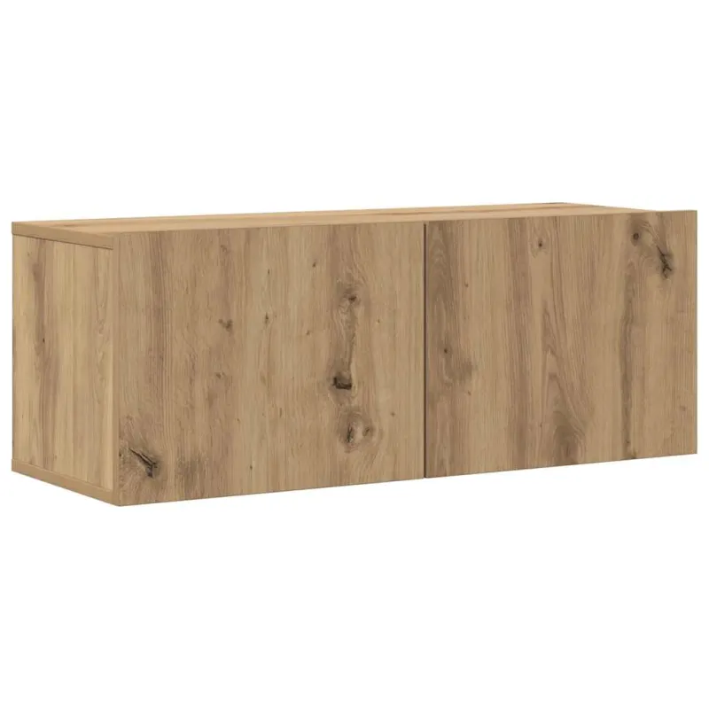 6 dalių sieninis televizoriaus spintelės komplektas Artisan Oak