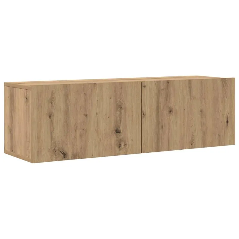 6 dalių sieninis televizoriaus spintelės komplektas Artisan Oak