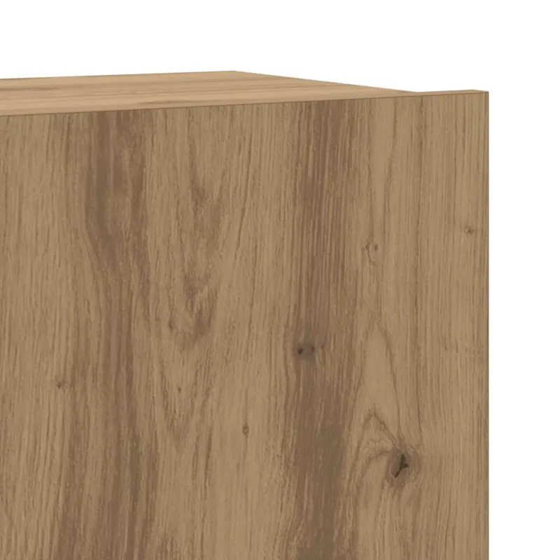 6 dalių sieninis televizoriaus spintelės komplektas Artisan Oak