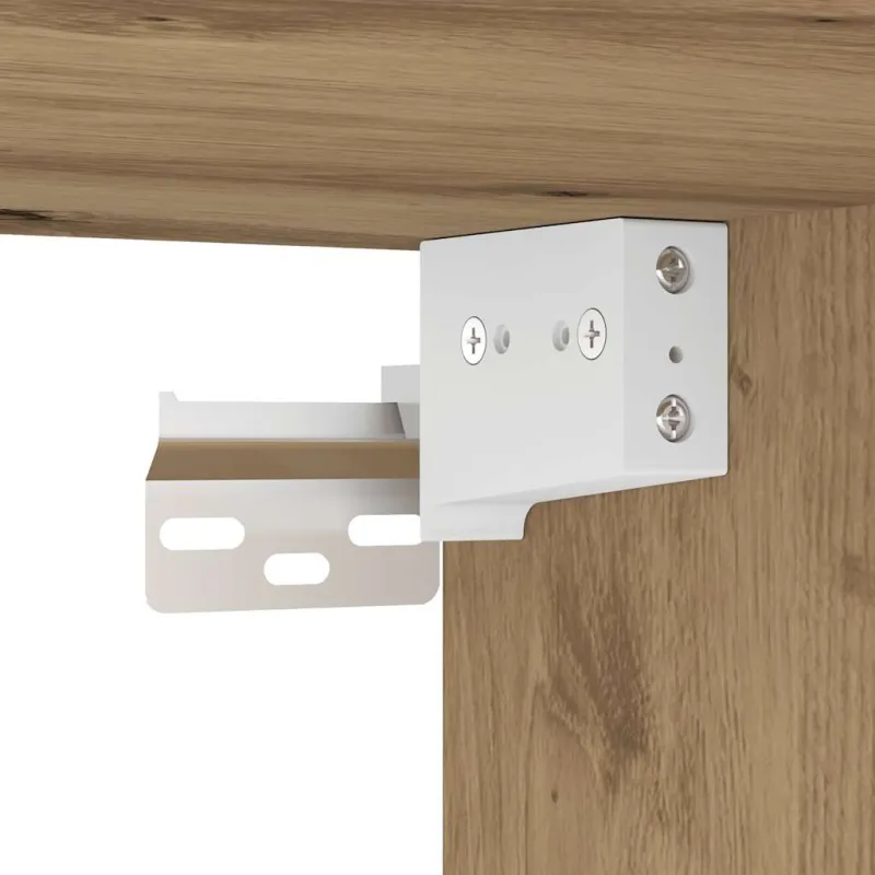 6 dalių sieninis televizoriaus spintelės komplektas Artisan Oak