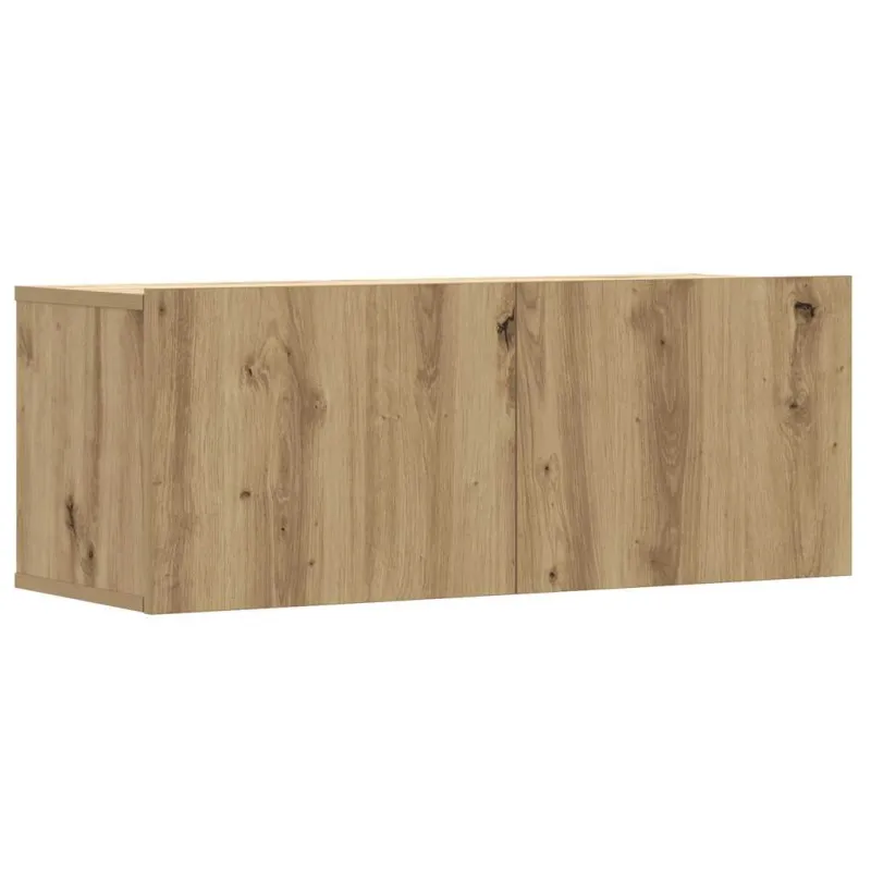 6 dalių sieninis televizoriaus spintelės komplektas Artisan Oak