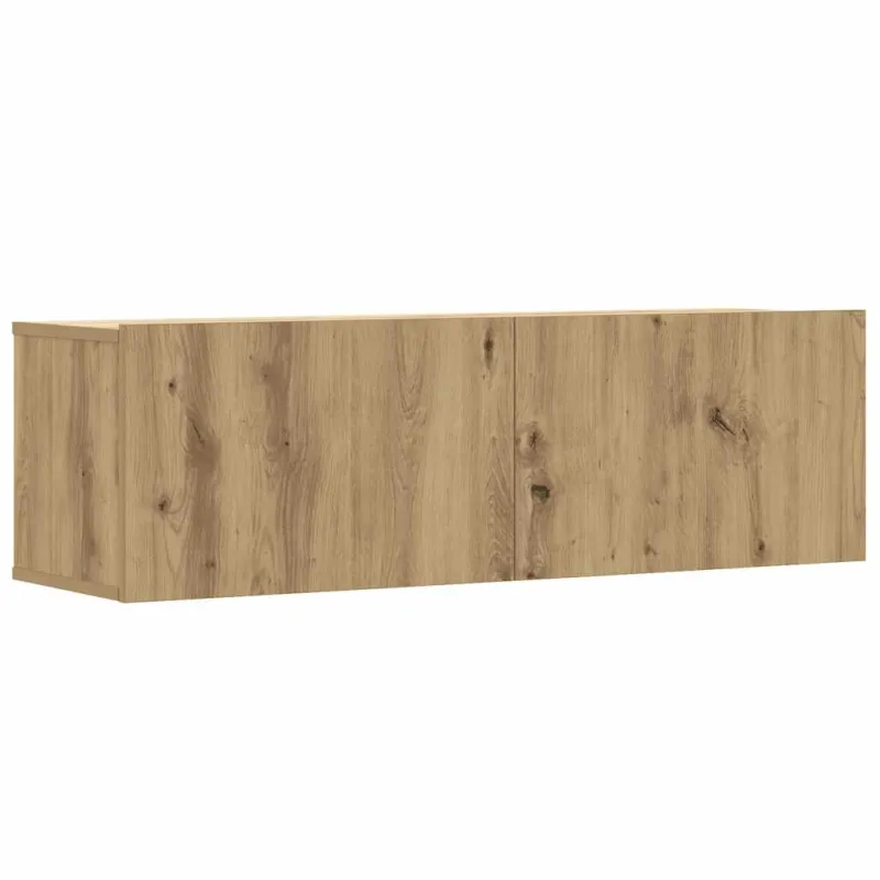 6 dalių sieninis televizoriaus spintelės komplektas Artisan Oak