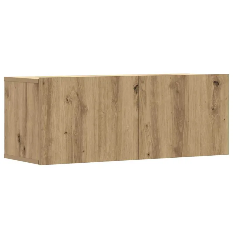 5 dalių sieninis televizoriaus spintelės komplektas Artisan Oak