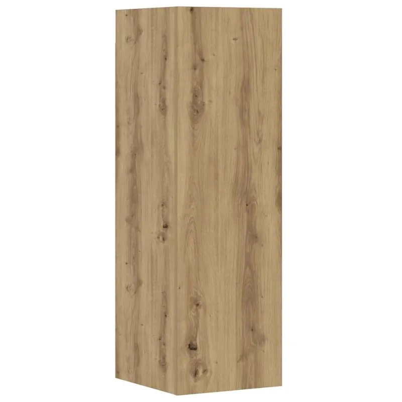 6 dalių sieninis televizoriaus spintelės komplektas Artisan Oak