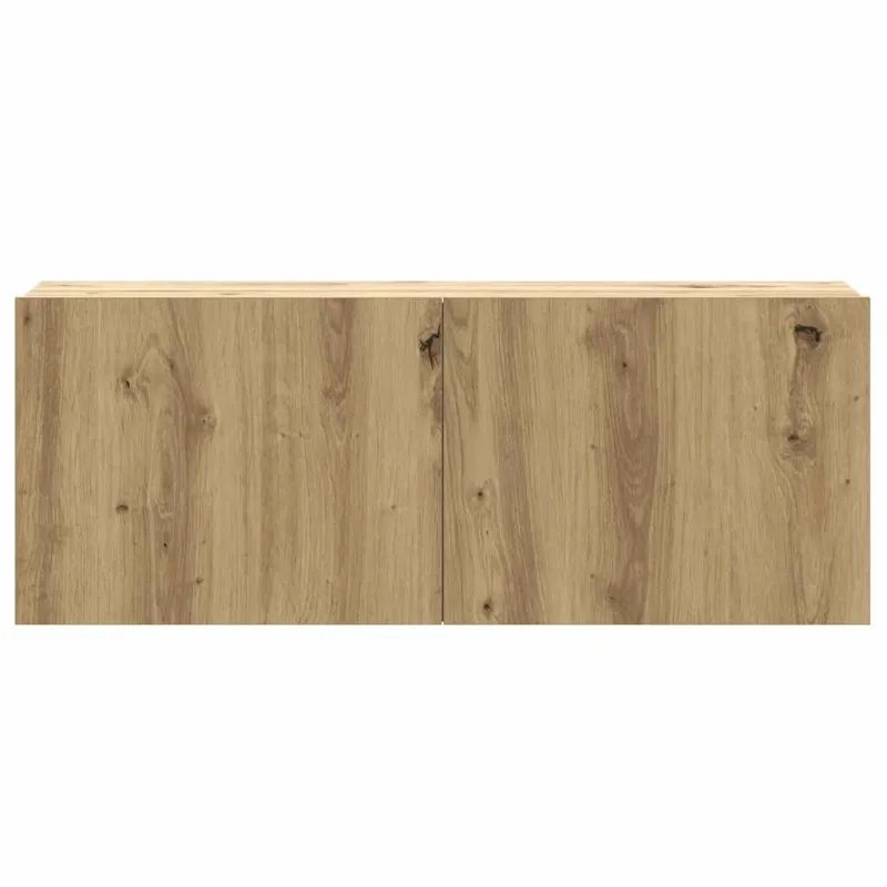 8 dalių sieninis televizoriaus spintelės komplektas Artisan Oak
