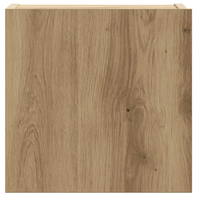 8 dalių sieninis televizoriaus spintelės komplektas Artisan Oak