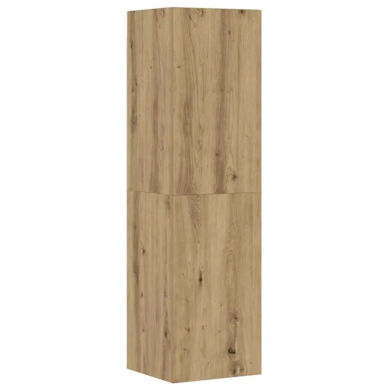 8 dalių sieninis televizoriaus spintelės komplektas Artisan Oak